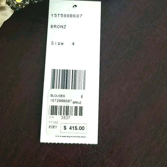 COPY - Lafayette 148 NY Beaded Tank size 4. 100% silk - Picture 7 of 14